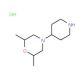 2,6-Dimethyl-4-piperidin-4-yl-morpholine hydrochloride - chemical structure image