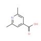 2,6-Dimethyl-4-pyridine-carboxylicθacid (CAS 54221-93-1) - chemical structure image