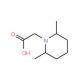 (2,6-Dimethyl-piperidin-1-yl)-acetic acid hydrochloride (CAS 794488-74-7) - chemical structure image