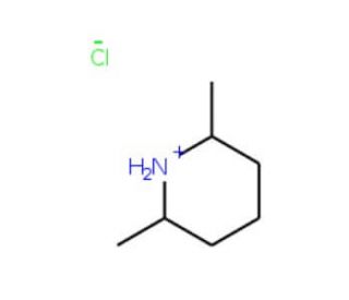 2,6-Dimethyl-piperidinium chloride - chemical structure image