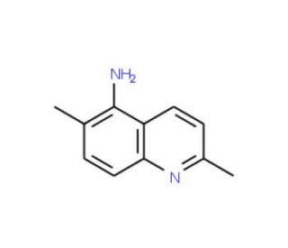2,6-Dimethyl-quinolin-5-ylamine (CAS 116632-59-8) - chemical structure image