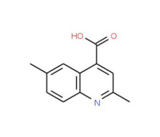 2,6-Dimethyl-quinoline-4-carboxylic acid (CAS 104175-33-9) - chemical structure image