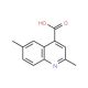 2,6-Dimethyl-quinoline-4-carboxylic acid (CAS 104175-33-9) - chemical structure image