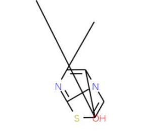 (2,6-dimethylimidazo[2,1-b][1,3]thiazol-5-yl)methanol (CAS 123772-40-7) - chemical structure image