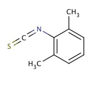 2,6-Dimethylphenyl isothiocyanate (CAS 19241-16-8) - chemical structure image