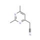 (2,6-dimethylpyrimidin-4-yl)acetonitrile - chemical structure image
