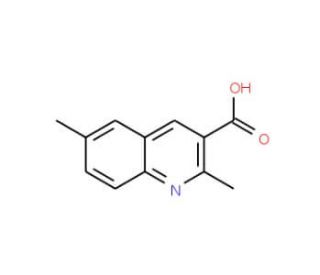 2,6-Dimethylquinoline-3-carboxylic acid (CAS 610261-45-5) - chemical structure image