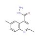 2,6-Dimethylquinoline-4-carbohydrazide (CAS 613656-68-1) - chemical structure image
