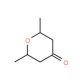 2,6-Dimethyltetrahydro-4H-pyran-4-one (CAS 1073-79-6) - chemical structure image