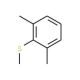 2,6-Dimethylthioanisole (CAS 4163-79-5) - chemical structure image