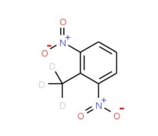 2,6-Dinitrotoluene-&alpha;,&alpha;,&alpha;-d3 (CAS 93951-90-7) - chemical structure image