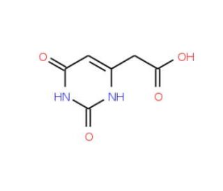 (2,6-dioxo-1,2,3,6-tetrahydropyrimidin-4-yl)acetic acid (CAS 4628-39-1) - chemical structure image