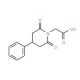 (2,6-Dioxo-4-phenyl-piperidin-1-yl)-acetic acid - chemical structure image