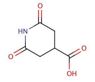 2,6-Dioxo-piperidine-4-carboxylic acid (CAS 6973-55-3) - chemical structure image