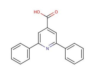2,6-Diphenylisonicotinic acid (CAS 38947-57-8) - chemical structure image