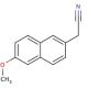 2-(6-Methoxy-2-naphthyl)acetonitrile (CAS 71056-96-7) - chemical structure image