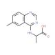 2-(6-Methyl-quinazolin-4-ylamino)-propionic acid - chemical structure image