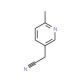2-(6-methylpyridin-3-yl)acetonitrile - chemical structure image