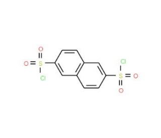 2,6-Naphthalenedisulfonyl chloride (CAS 13827-62-8) - chemical structure image