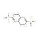 2,6-Naphthalenedisulfonyl chloride (CAS 13827-62-8) - chemical structure image