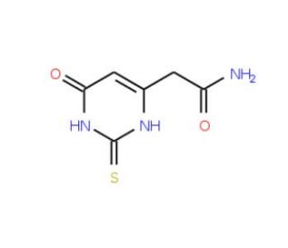 2-(6-oxo-2-thioxo-1,2,3,6-tetrahydropyrimidin-4-yl)acetamide - chemical structure image