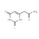 2-(6-oxo-2-thioxo-1,2,3,6-tetrahydropyrimidin-4-yl)acetamide - chemical structure image