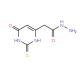 2-(6-oxo-2-thioxo-1,2,3,6-tetrahydropyrimidin-4-yl)acetohydrazide - chemical structure image