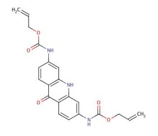 2,7-Bis(alloxycarbonylamino)-9(10H)acridine (CAS 887353-18-6) - chemical structure image