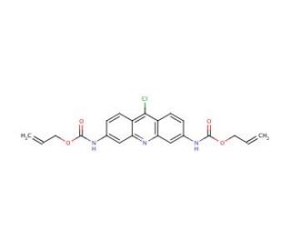 2,7-Bis(alloxycarbonylamino)-9-chloroacridine (CAS 887353-21-1) - chemical structure image