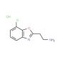 2-(7-Chloro-1,3-benzoxazol-2-yl)ethanamine hydrochloride - chemical structure image