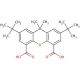 2,7-Di-tert-butyl-9,9-dimethylxanthene-4,5-dicarboxylic acid (CAS 130525-39-2) - chemical structure image