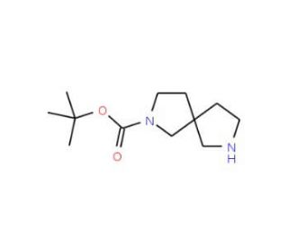 2,7-Diaza-spiro[4&middot;4]nonane-2-carboxylic acid tert-butyl ester (CAS 236406-49-8) - chemical structure image