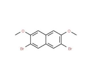2,7-Dibromo-3,6-dimethoxynaphthalene (CAS 105404-89-5) - chemical structure image