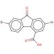 2,7-Dibromo-4-carboxyl-9-fluorenone - chemical structure image