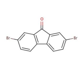 2,7-Dibromo-9-fluorenone (CAS 14348-75-5) - chemical structure image