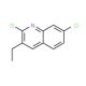 2,7-Dichloro-3-ethylquinoline (CAS 132118-51-5) - chemical structure image