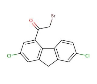 2,7-Dichlorofluorenyl Bromomethyl Ketone - chemical structure image