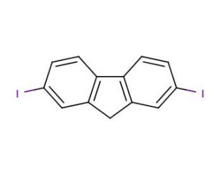 2,7-Diiodofluorene (CAS 16218-28-3) - chemical structure image