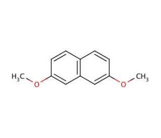 2,7-Dimethoxynaphthalene (CAS 3469-26-9) - chemical structure image