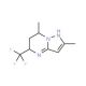 2,7-dimethyl-5-(trifluoromethyl)-4,5,6,7-tetrahydropyrazolo[1,5-a]pyrimidine - chemical structure image