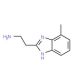 2-(7-Methyl-1H-benzimidazol-2-yl)ethanamine - chemical structure image