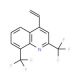 2,8-Bis(trifluoromethyl)-4-vinylquinoline (CAS 1031928-53-6) - chemical structure image