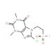 2-(8-chloro-1,3-dimethyl-2,6-dioxo-1,2,3,6-tetrahydro-7H-purin-7-yl)ethanesulfonyl fluoride - chemical structure image