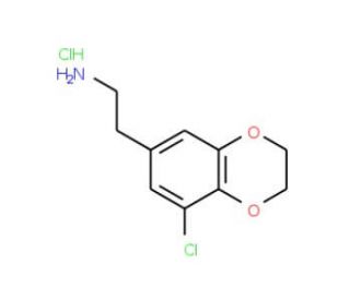 2-(8-chloro-2,3-dihydro-1,4-benzodioxin-6-yl)ethanamine hydrochloride - chemical structure image