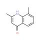 2,8-Dimethyl-4-quinolinol (CAS 15644-80-1) - chemical structure image