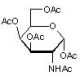 2-Acetamido-1,3,4,6-tetra-O-acetyl-2-deoxy-a-D-galactopyranose (CAS 10385-50-9) - chemical structure image