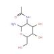 2-Acetamido-2-deoxy-β-D-glucosylamine (CAS 4229-38-3) - chemical structure image