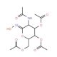2-Acetamido-3,4,6-tri-O-acetyl-2-deoxy-D-glucohydroximo-1,5-lactone (CAS 132152-78-4) - chemical structure image