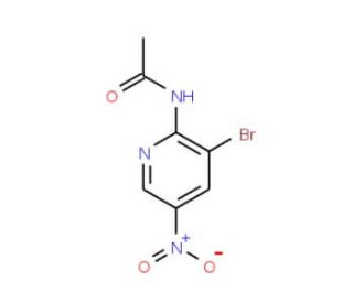 2-Acetamido-3-bromo-5-nitropyridine (CAS 1065074-93-2) - chemical structure image