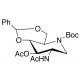 2-Acetamido-3-O-acetyl-4,6-O-benzylidene-N-tBoc-1,2,5-trideoxy-1,5-imino-D-glucitol - chemical structure image